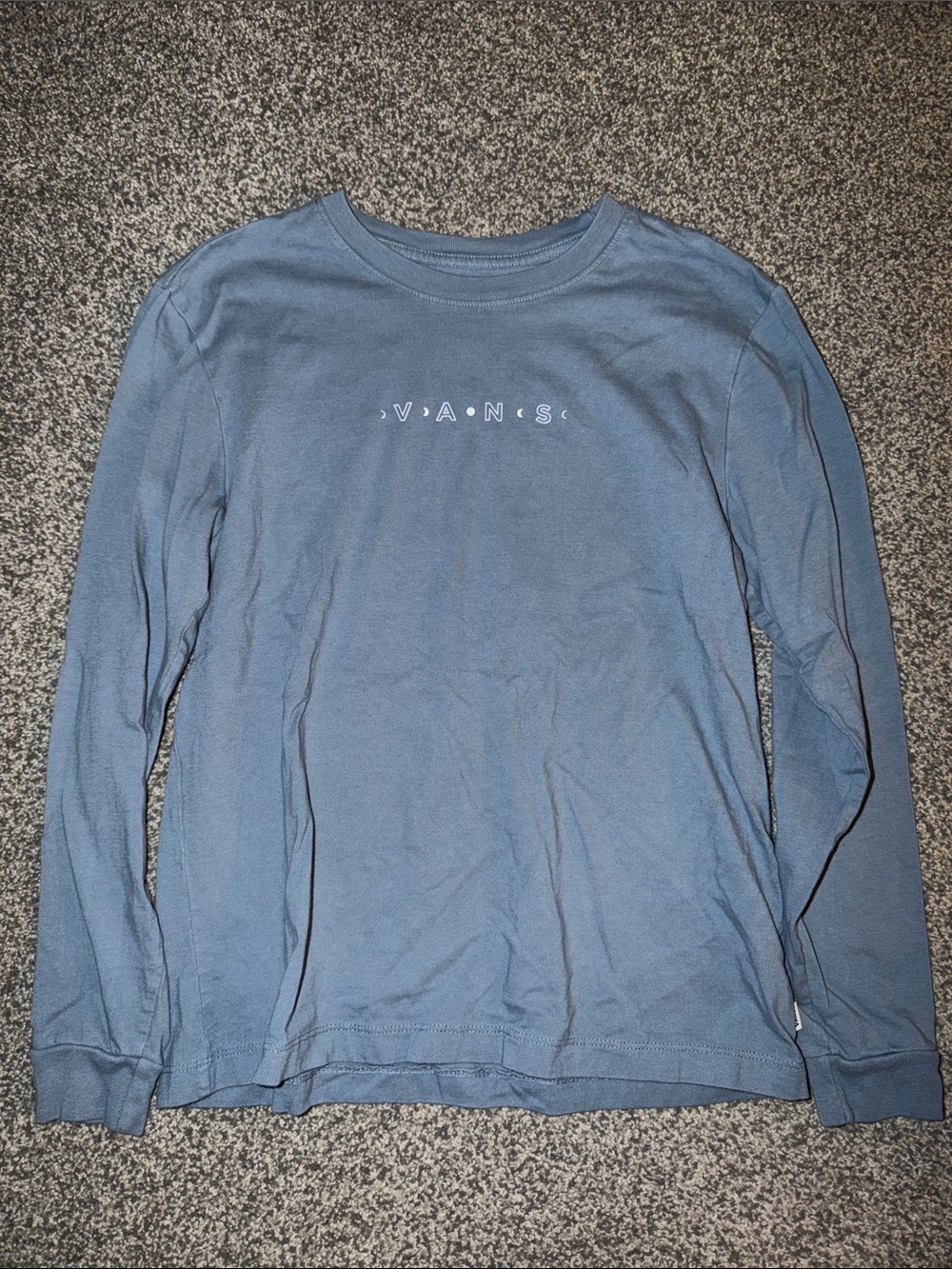 Vans Men's Crewneck Long Sleeve Shirt - Slate Blue